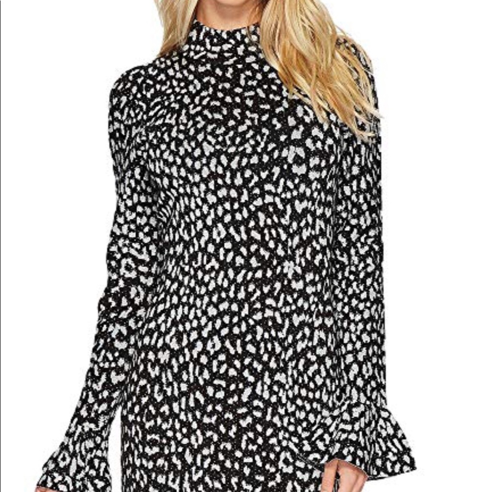 Michael Kors Jacquard Bell sleeve dress